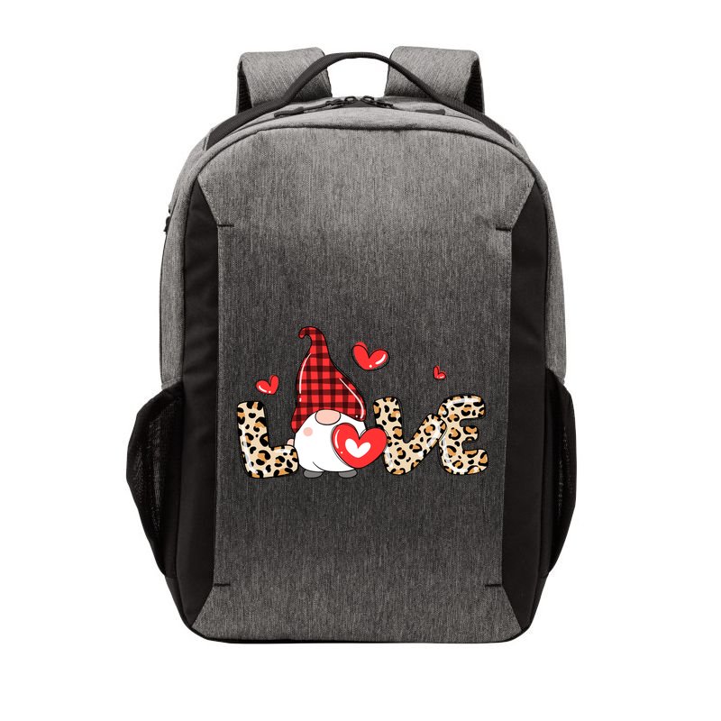 Love Gnome Valentines Day Vector Backpack