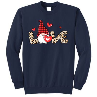 Love Gnome Valentines Day Tall Sweatshirt