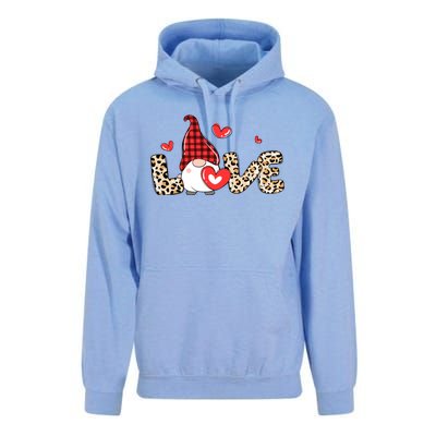 Love Gnome Valentines Day Unisex Surf Hoodie