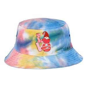 Love Gnome Valentines Day Cute Gift Tie Dye Newport Bucket Hat