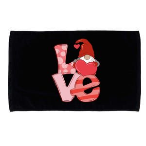 Love Gnome Valentines Day Cute Gift Microfiber Hand Towel