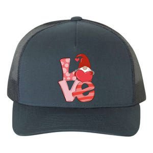 Love Gnome Valentines Day Cute Gift Yupoong Adult 5-Panel Trucker Hat