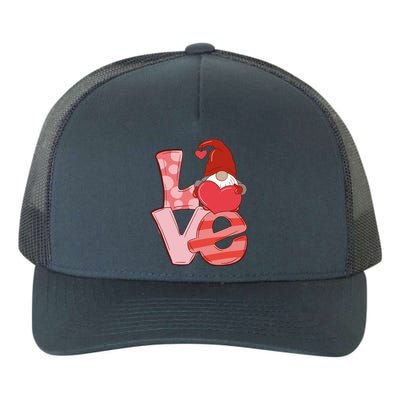 Love Gnome Valentines Day Cute Gift Yupoong Adult 5-Panel Trucker Hat