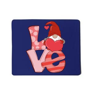 Love Gnome Valentines Day Cute Gift Mousepad