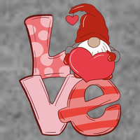 Love Gnome Valentines Day Cute Gift Hoodie