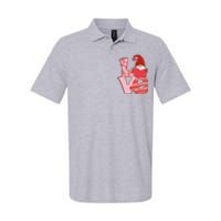 Love Gnome Valentines Day Cute Gift Softstyle Adult Sport Polo