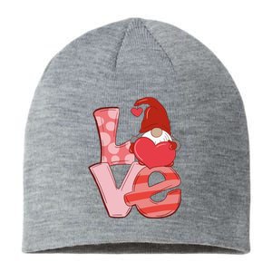 Love Gnome Valentines Day Cute Gift Sustainable Beanie