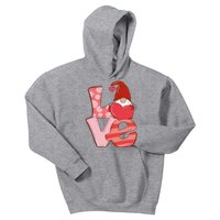 Love Gnome Valentines Day Cute Gift Kids Hoodie