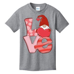 Love Gnome Valentines Day Cute Gift Kids T-Shirt