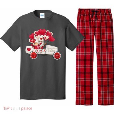 Love Gnome Valentines Day Heart Pajama Set