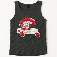 Love Gnome Valentines Day Heart Tank Top