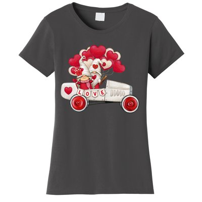 Love Gnome Valentines Day Heart Women's T-Shirt