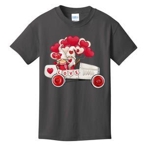 Love Gnome Valentines Day Heart Kids T-Shirt