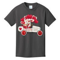 Love Gnome Valentines Day Heart Kids T-Shirt