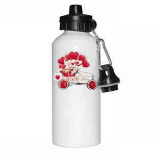 Love Gnome Valentines Day Heart Aluminum Water Bottle