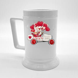 Love Gnome Valentines Day Heart Beer Stein