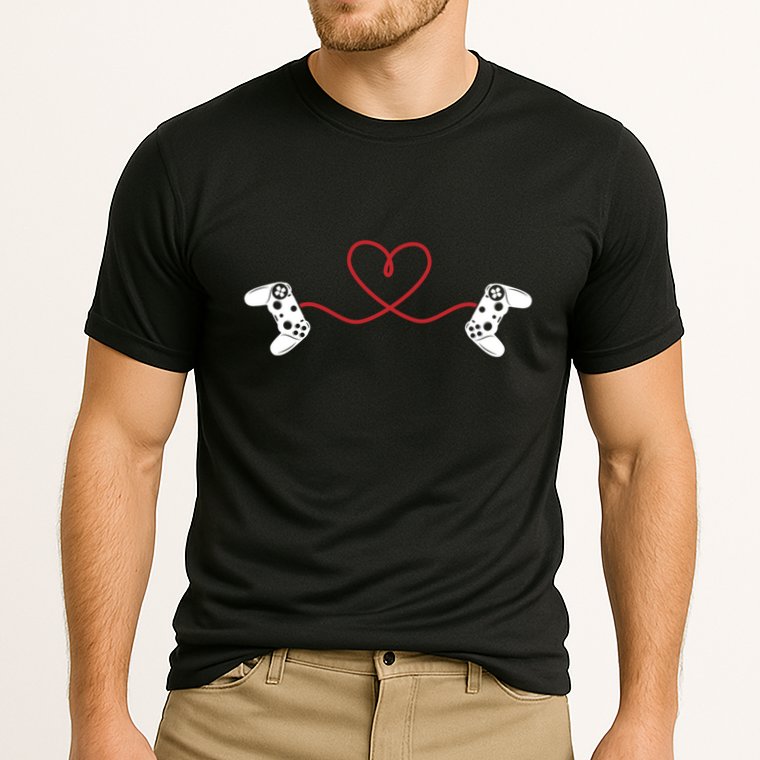 Love Gaming Video Game Players Gamer Cool Gift Cooling Performance Crew T-Shirt