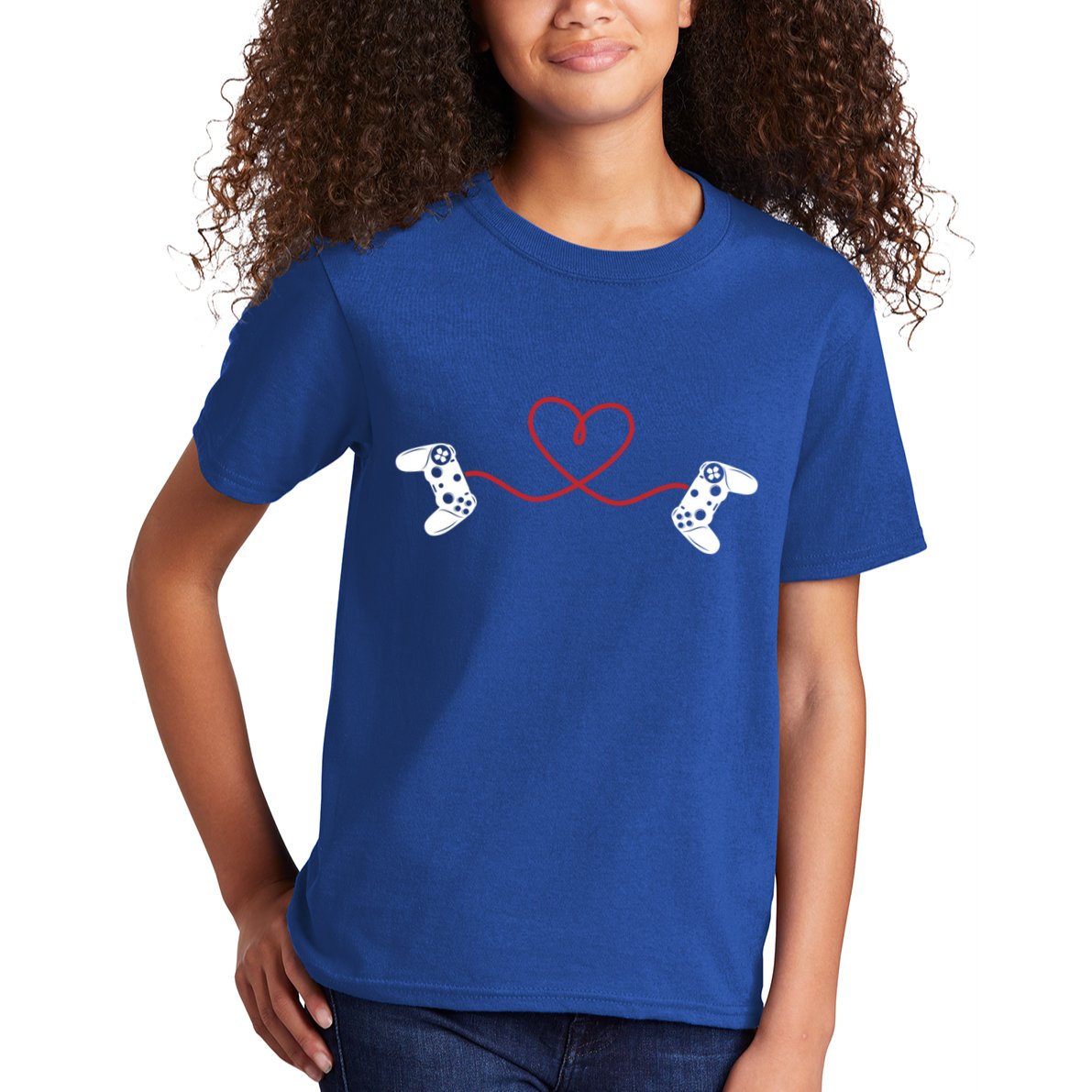 Love Gaming Video Game Players Gamer Cool Gift Kids T-Shirt