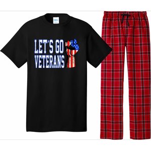 Let´s Go Veterans America Patriotic Veterans Day Meaningful Gift Pajama Set