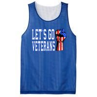 Let´s Go Veterans America Patriotic Veterans Day Meaningful Gift Mesh Reversible Basketball Jersey Tank