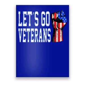 Let´s Go Veterans America Patriotic Veterans Day Meaningful Gift Poster