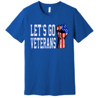 Let´s Go Veterans America Patriotic Veterans Day Meaningful Gift Premium T-Shirt