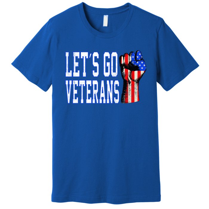 Let´s Go Veterans America Patriotic Veterans Day Meaningful Gift Premium T-Shirt