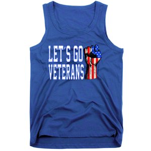 Let´s Go Veterans America Patriotic Veterans Day Meaningful Gift Tank Top