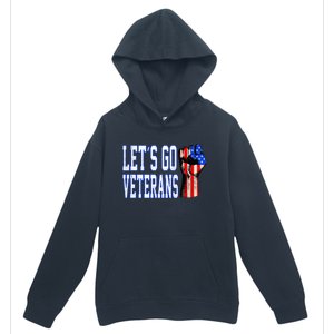 Let´s Go Veterans America Patriotic Veterans Day Meaningful Gift Urban Pullover Hoodie