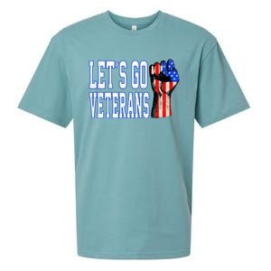 Let´s Go Veterans America Patriotic Veterans Day Meaningful Gift Sueded Cloud Jersey T-Shirt