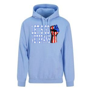 Let´s Go Veterans America Patriotic Veterans Day Meaningful Gift Unisex Surf Hoodie