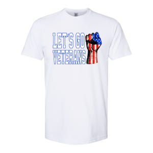 Let´s Go Veterans America Patriotic Veterans Day Meaningful Gift Softstyle CVC T-Shirt