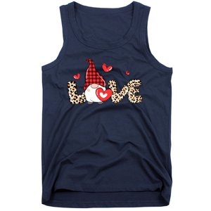 Love Gnome Valentine Heart Tank Top