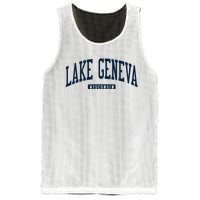 Lake Geneva Wisconsin Wi College University Style Mesh Reversible Basketball Jersey Tank