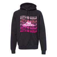 LetS Go Western Cowgirl Premium Hoodie