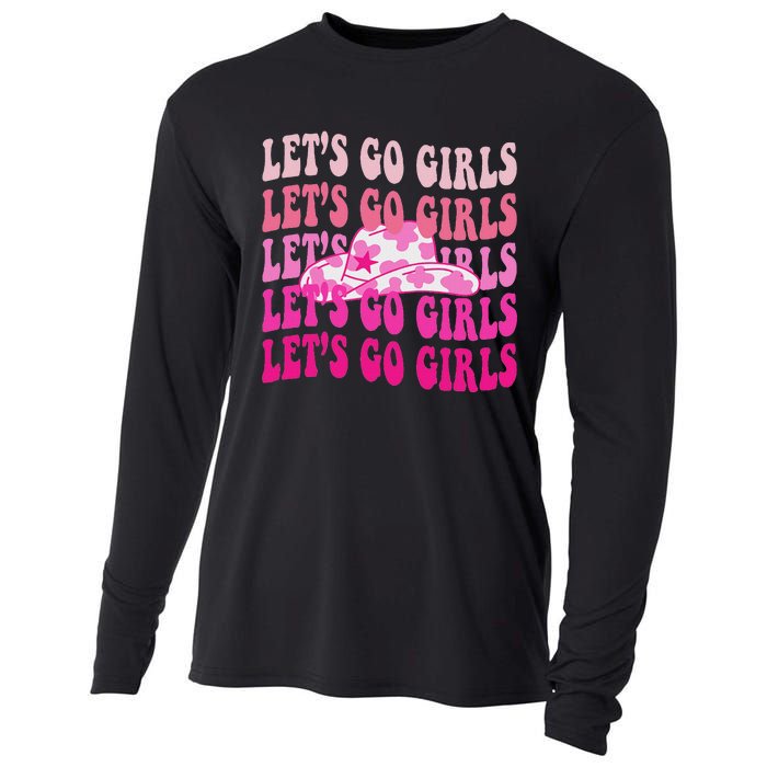 LetS Go Western Cowgirl Cooling Performance Long Sleeve Crew