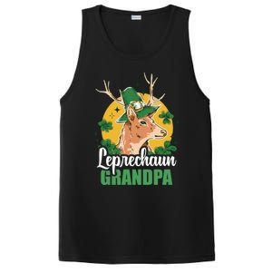 Leprechaun Grandpa With A Deer For St Patrick's Day Gift PosiCharge Competitor Tank