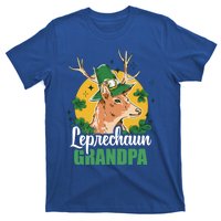 Leprechaun Grandpa With A Deer For St Patrick's Day Gift T-Shirt