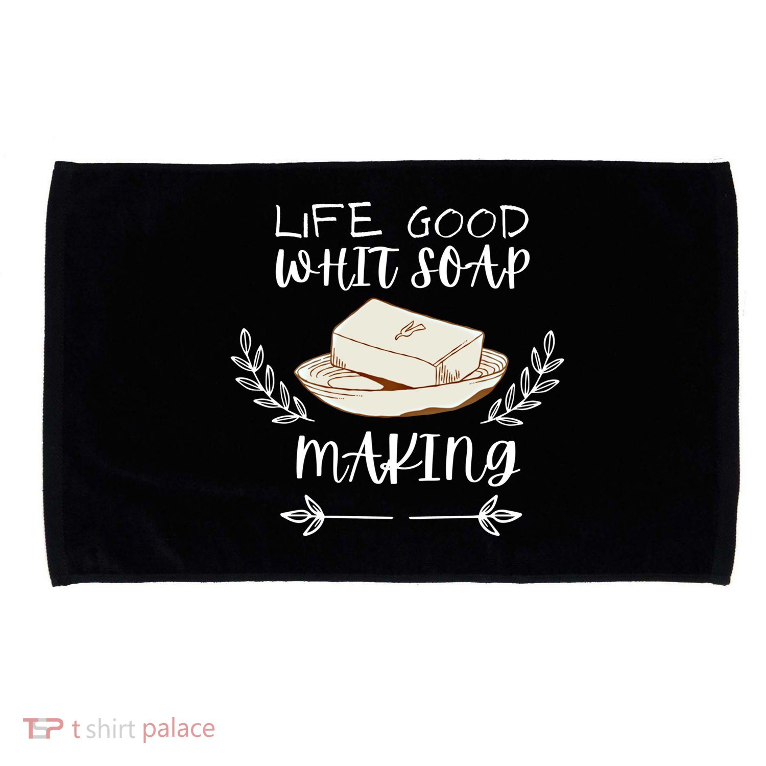 Life Good With Soap Making Vintage Soap Maker Gift Microfiber Hand Towel