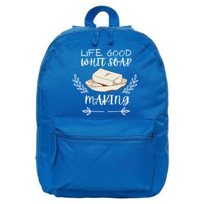 Life Good With Soap Making Vintage Soap Maker Gift 16 in Basic Backpack