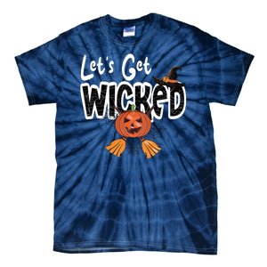 Lets Get Wicked Halloween Spooky Tie-Dye T-Shirt