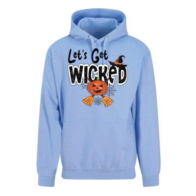 Lets Get Wicked Halloween Spooky Unisex Surf Hoodie