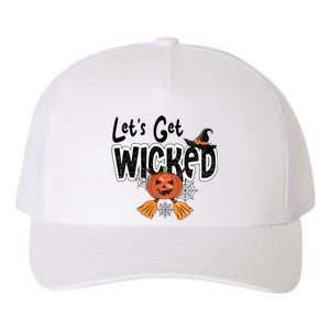 Lets Get Wicked Halloween Spooky Yupoong Adult 5-Panel Trucker Hat