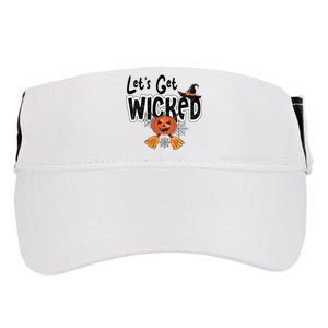 Lets Get Wicked Halloween Spooky Adult Drive Performance Visor