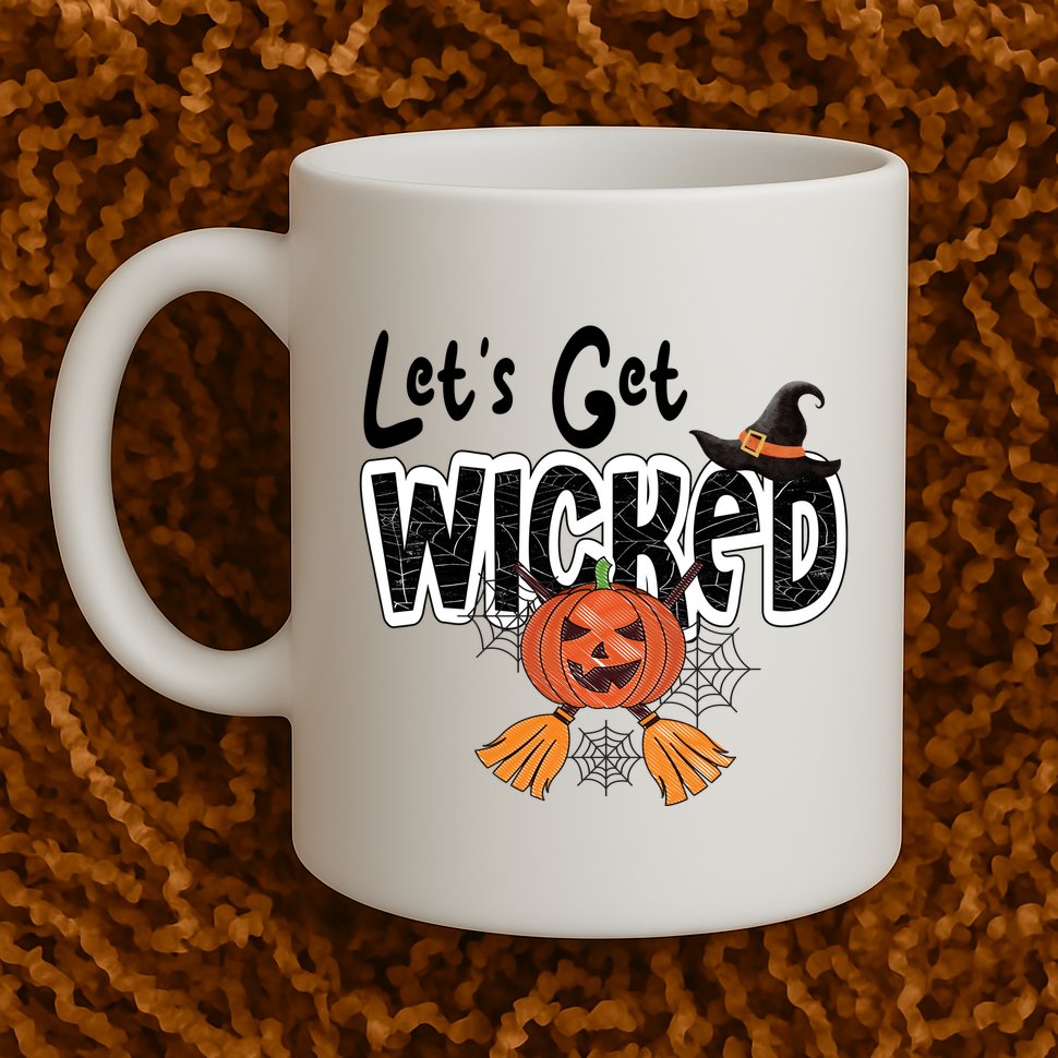 Lets Get Wicked Halloween Spooky Mug