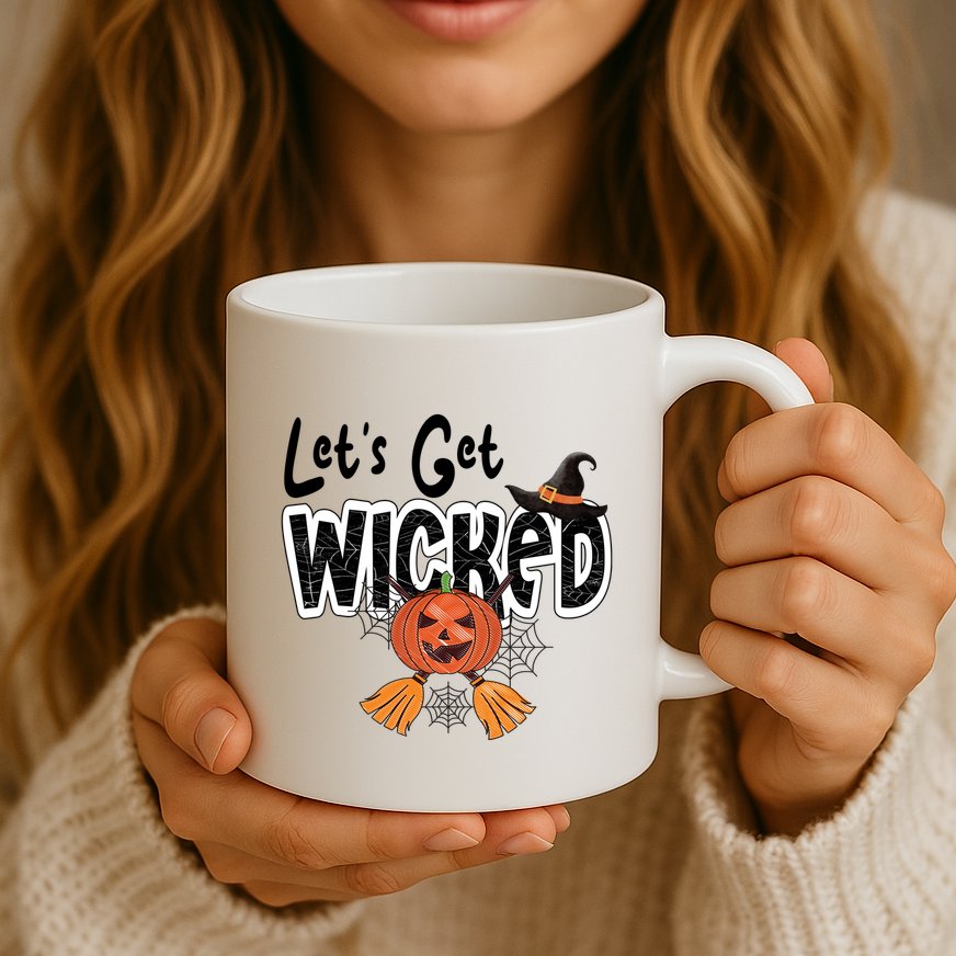 Lets Get Wicked Halloween Spooky Mug