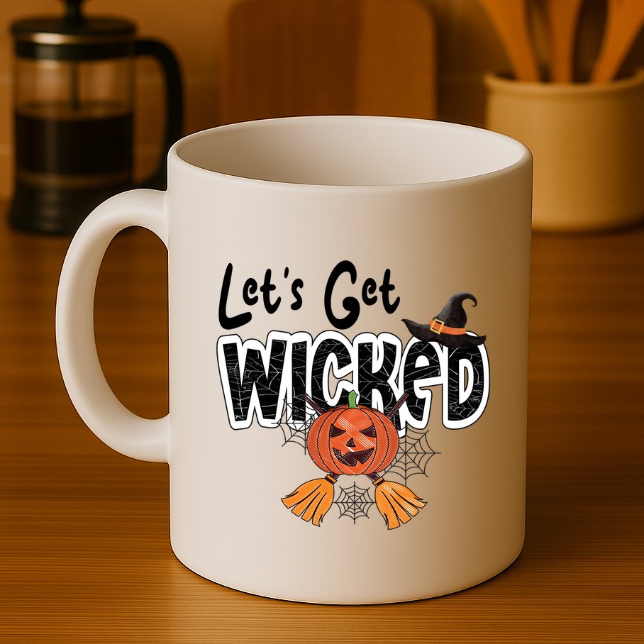 Lets Get Wicked Halloween Spooky Mug