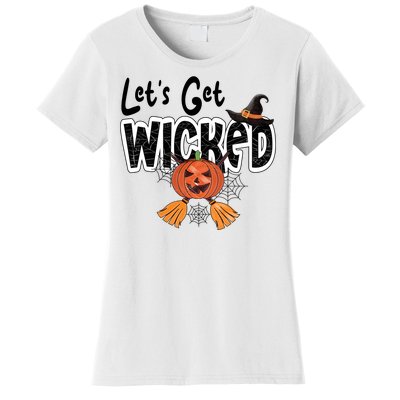 Lets Get Wicked Halloween Spooky Women's T-Shirt