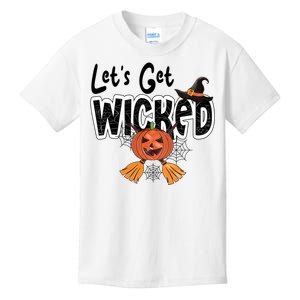 Lets Get Wicked Halloween Spooky Kids T-Shirt