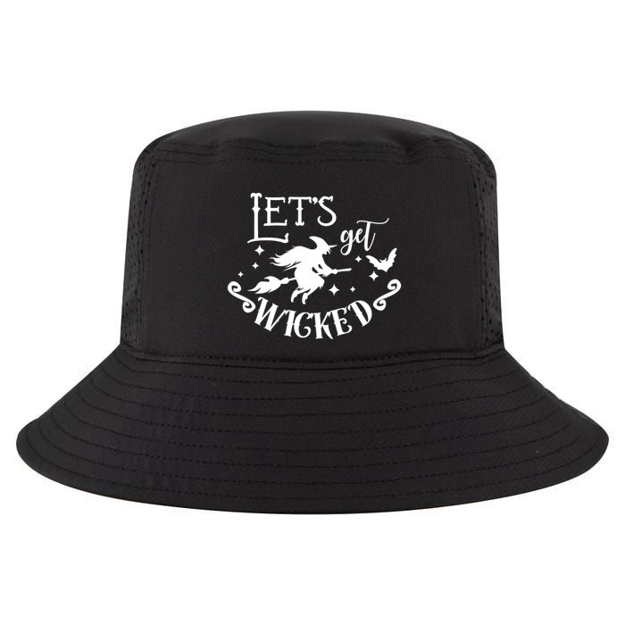 Lets Get Wicked Halloween Witch Funny Cool Comfort Performance Bucket Hat